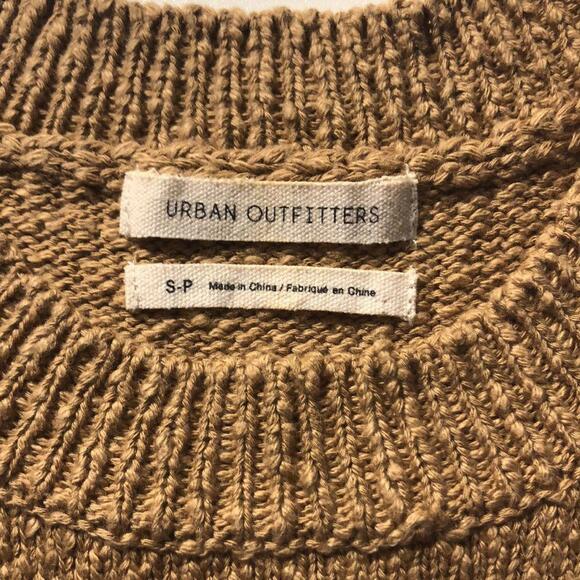 Urban Outfitters Brown w/Sides that Tie Sleeveless Sweater - Size S - Picture 2 of 7